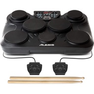 ♞✔☸Alesis Compact Kit 7 | Ultra-Portable 7-Pad Electronic Table-top Drum Kit with Velocity-Sensitive