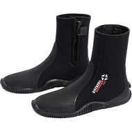 Diving Boots 5mm Neoprene for Snorkeling Surfing SUP & Kayaking 5mm Neoprene Booties for Diving รองเ