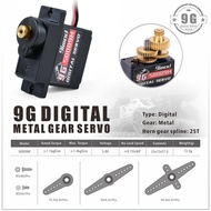9imod Servo 9g 17g Digital Servo Motor High Speed Steering RC Servo Metal Gear Servo for 1/16 1/18 1