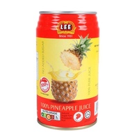 Lee 100% Pure Pineapple Juice Non Sugar Added 24 x 325ml [Carton]