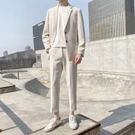 JF [ดส่งจากกรุงเทพ] สูทผู้ชาย blazer ผู้ชาย ชุดสูทผู้ชาย เสื้อสูทชาย 2022 สูทเกาหลี สูทขาว สูทผู้ชาย