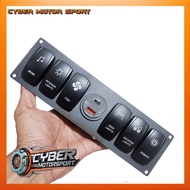 TOMBOL 12v 24 volt universal car dashboard panel charger usb charger fast charging type C volt meter