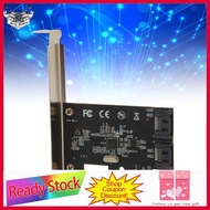 Sunnyhousess PCIe SATA 3.0 Controller Card  PCIE 2.0 6.0Gbps 2xSATA3.0 To for Computer