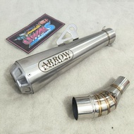 Escape de Carraras Arrow pro race ninja 250 fi mono karbu R25 MT25 CBR 150R CBR 250R CBR250RR CB150R