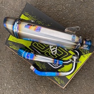 Honda Forza Exhaust NSS 250cc full system 99 Racing type RS-2 Stainless Steel