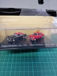 模型車收藏品: Peugeot 404 Berline - Taxi 1962, 1966