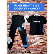 Save Package Of FF JOGGER Pants+EXTRA Discount T-Shirt Can Cod!!! 2022's Newest Free FIRE. Wing ANGE