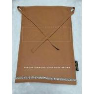 FZAHRAH Purdah Diamond Strip with Square Straps Beautiful, Comfortable, Luxurious Diamond Bridal Lac