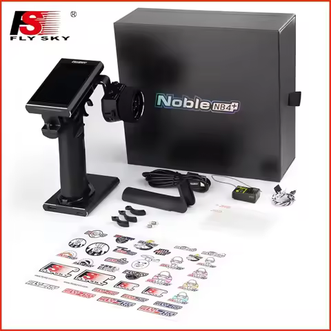Flysky FS NB4+ NB4 Plus 2.4Ghz 8CH AFHDS3 Remote Control USB Type-C Interface 3.5-inch IPS Touchscre