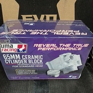 UMA RACING CERAMIC CYLINDER BLOCK KIT 65mm AND 57mm FOR STANDARD HEAD YAMAHA Y15ZR.
