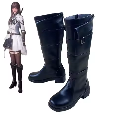 Miss Hunter Cosplay boots love and deepspace Shoes black cosplay boots