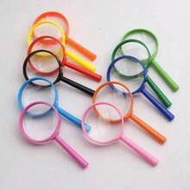 3/5/10pcs Colorful Handheld 60mm Magnifying Glass, High Definition High Magnification 6X Small Scien