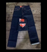 กางเกงยีนส์ผู้ชายขาว ริมแดง 501 ขากระบอก มีเอว 29ถึง42