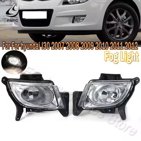 PMFC Front Bumper Fog Light Foglamp For Hyundai I30 2007-2012 922012L000 922022L000 92201-2L000 9220