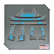 Mini 4wd Imi - Hg Carbon Blue Logo
