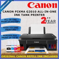 Canon PIXMA G2010 Refillable Ink Tank All-In-One (Print, Scan, Copy) High Volume Printing Printer | 