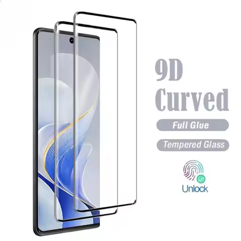 9D Curved Tempered Glass for Vivo S19 S18 S17 S16 S17t S17e T3 Ultra Full Glue Screen Protector for 