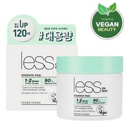 HOLIKA HOLIKA Less On Skin Essence Toner Pad 120pcs - cica pad, cica toner