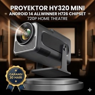 HY320 Mini Android 14 Allwinner H726 Chipset 720P Home Theater Projector 1GB 8GB Bluetooth 5.0 Wifi 
