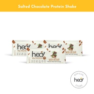 Heal Salted Chocolate Protein Shake Powder Bundle of 3 Sachets - Vegan Pea Protein - HALAL - Meal Replacement, Diet