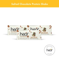 Heal Salted Chocolate Protein Shake Powder Bundle of 3 Sachets - Vegan Pea Protein - HALAL - Meal Re