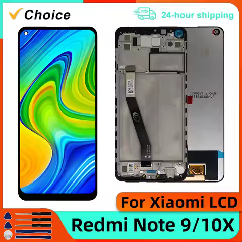 CHOICE For Xiaomi Redmi Note 9 LCD Display Touch Screen Digitizer Assembly For Redmi 10X LCD Note 9 