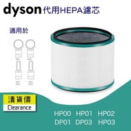 全城熱賣 - 適用於Dyson Pure Hot + Cool HP00 HP01 HP02 HP03 Pure Cool Link DP01 DP03 空氣清新機HEPA 濾網濾芯 代用filter 代用濾芯