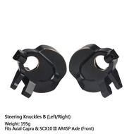 Heavy Brass Counterweight Steering Knuckles Portal Cover for Axial Capra 4WS SCX10 III Vanquish F9 S