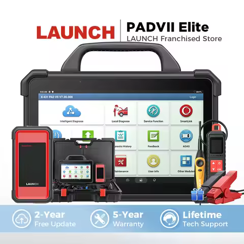 LAUNCH X431 PAD 7 PAD7 PADVII Elite Car Diagnostic Tools J2534 Smartlink Automotive Scanner Online P