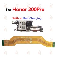 Charging board flex for Honor 200 Pro Main board Mainboard flex cable