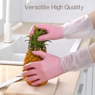 Thickened And Enlarged Pvc Housework Gloves Kitchen Color Gloves Brushing Rubber Waterproof S8r7
