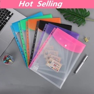 A4 Files Binder Folders Organizer 11 Holes Expandable Binder Pocket Envelope File Folders Perforated
