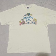 Vintage Guten Day Y'all tag Hanes BEEFY-T (single stitch)