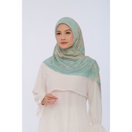 BIA by Zaskia Mecca - Isfahan Mint Scarf Square Scarf - Silk Road Expedition - Isfahan Edition - Fre