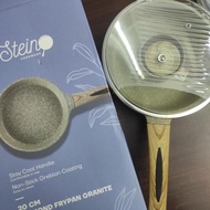 FF STEIN Cookware Granite DIAMOND Series FRY PAN 20cm with lid