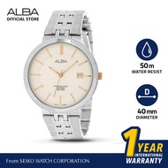 Stainless Men's Watch Silver Alba AS9D77 Quartz Analog AS9D77X1 Original