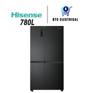 Hisense 780L Side by Side Fridge RS869N4ABV Inverter Refrigerator