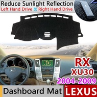 for Lexus RX 2004~2009 XU30 Anti-Slip Mat Dashboard Cover Sunshade Dashmat Protect Car Accessories R