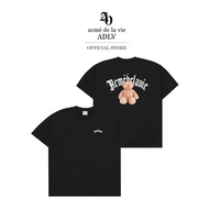 ADLV เสื้อยืด Oversize รุ่น  Gold Chain Bear Doll Short Sleeve T-Shirt Black Black (50081OGCSSU_F3BKXX)