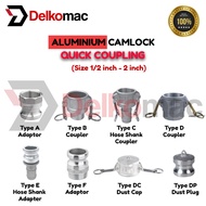 [LOCAL SELLER] Aluminum Camlock Quick Coupling (Size 1/2 inch - 2 inch, Thread BSPP)