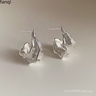 Niche Design Unique Earrings High-End Feeling|Whole Body Sterling Silver Wine Nest Irregular Earring