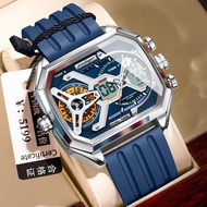 Swiss Brand Men's Watch Multifunctional Three Movement Fashion Electronic Wrist Watch Live HZ4B