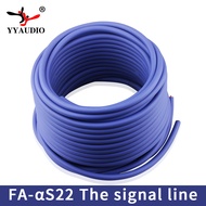 YYAUDIO FA-αS22 (Alpha S22) OCC Fever Audio Signal RCA Lotus Cable DIY RCA Audio Wire for High End Mixer Amplifier