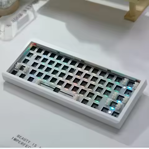 ZUOYA GMK61 Mechanical Keyboard Kit Custom Wireless Bluetooth 2.4g RGB Hotswap Gasket Game Chip Espo