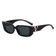 European and American narrow-frame modern retro sunglasses for women trendy INS Jelly-colored sungla