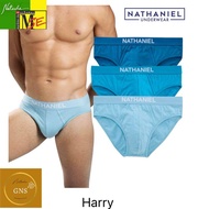 Natasha HARRY Men’s 3pcs Bikini Brief 100% Cotton