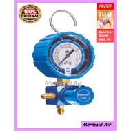 Aircond Single Manifold Gauge (R32/R410A) HS-468AL // Air Conditioner//Manifold Gauge