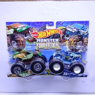 Hot Wheels Monster Trucks Smash Squatch vs 32 Degrees