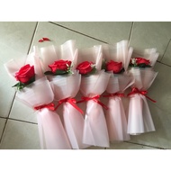 Paper flower bouquet of 1 flower
