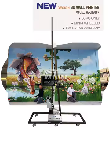 3d Wall Printer Machine Automatic 4D Vertical Wall Printer Direct to Wall Painting Machine Inkjet Pr